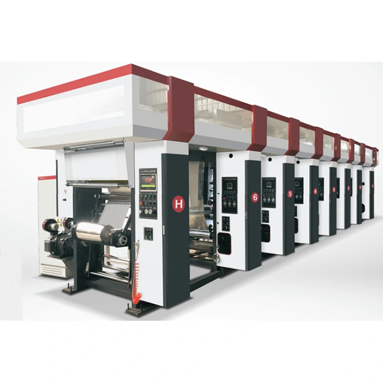 3-12 farieb Počítačom riadený automatický rotačný hĺbkotlač Trojvektorový motor