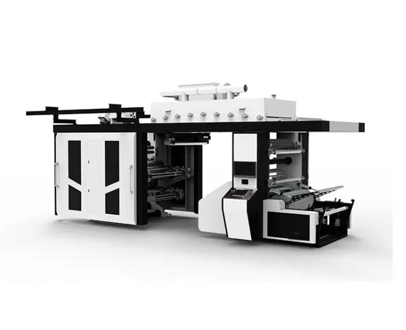 4 farby flexografický lis s centrálnym odtlačkom