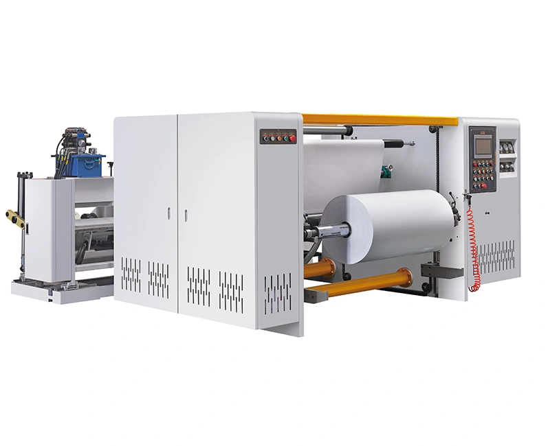 Počítačom riadený rezací a prevíjací stroj